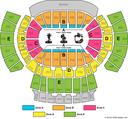 State Farm Arena - GA Ringling Zone Seating Chart